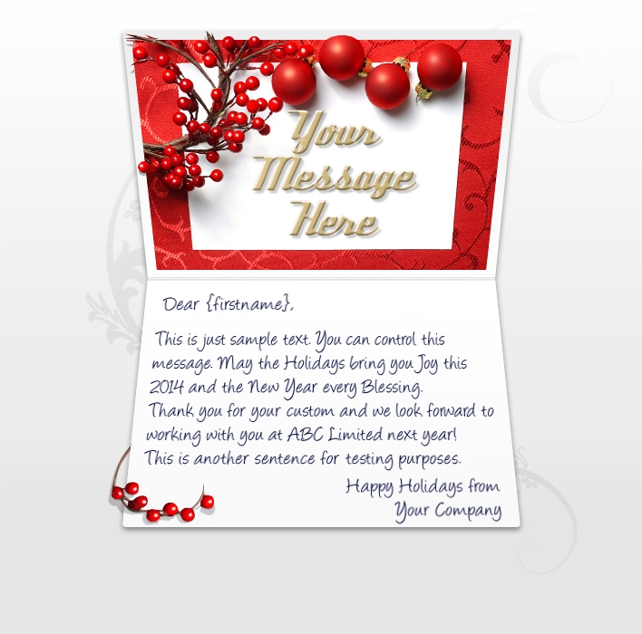 Business Holiday & Christmas Cards, Send online instantly