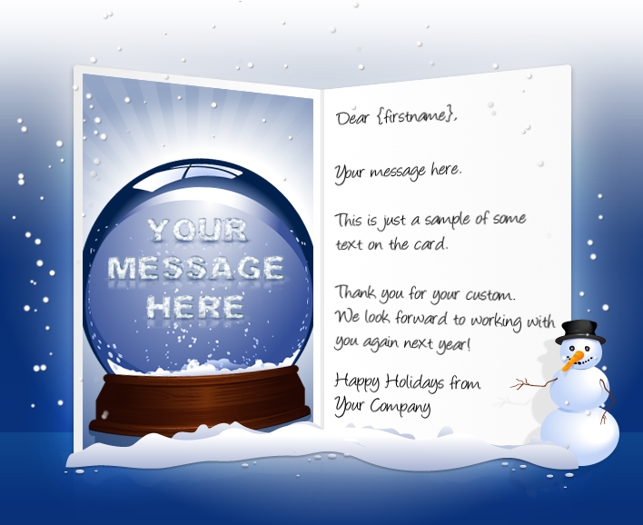 Business Holiday & Christmas Cards, Send online instantly